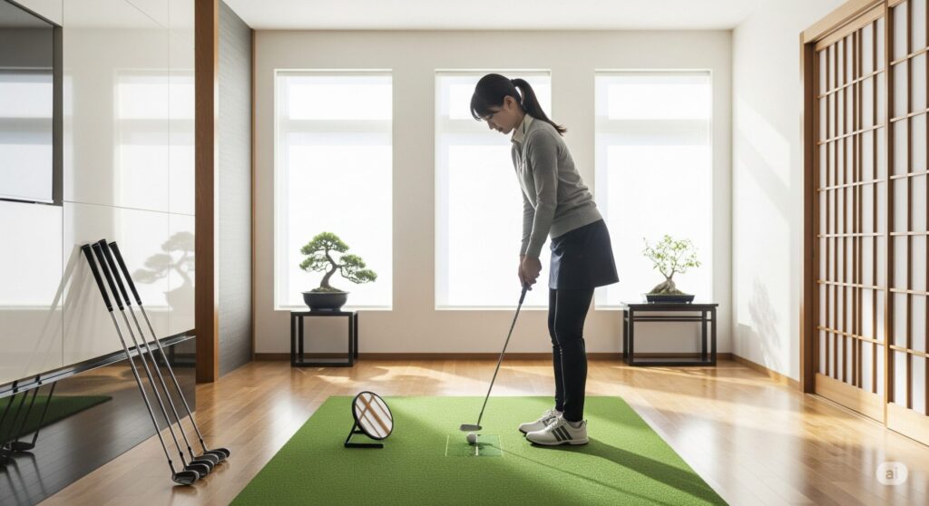 ゴルフ初心者が自宅でできる練習メニュー