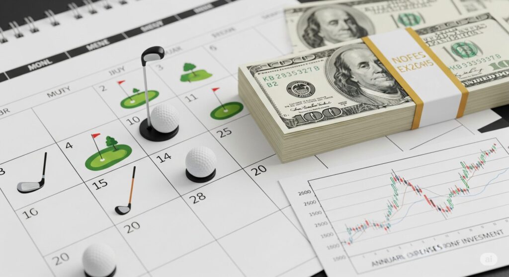 ゴルフ費用は年間でいくらになる?