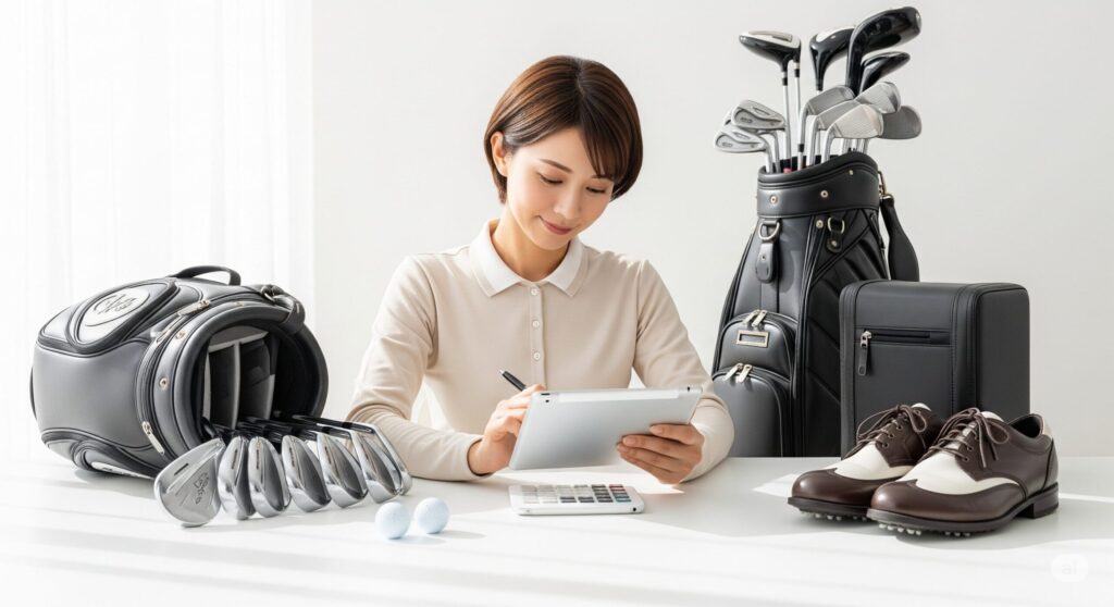 女性がゴルフを始めるのにかかる費用は?