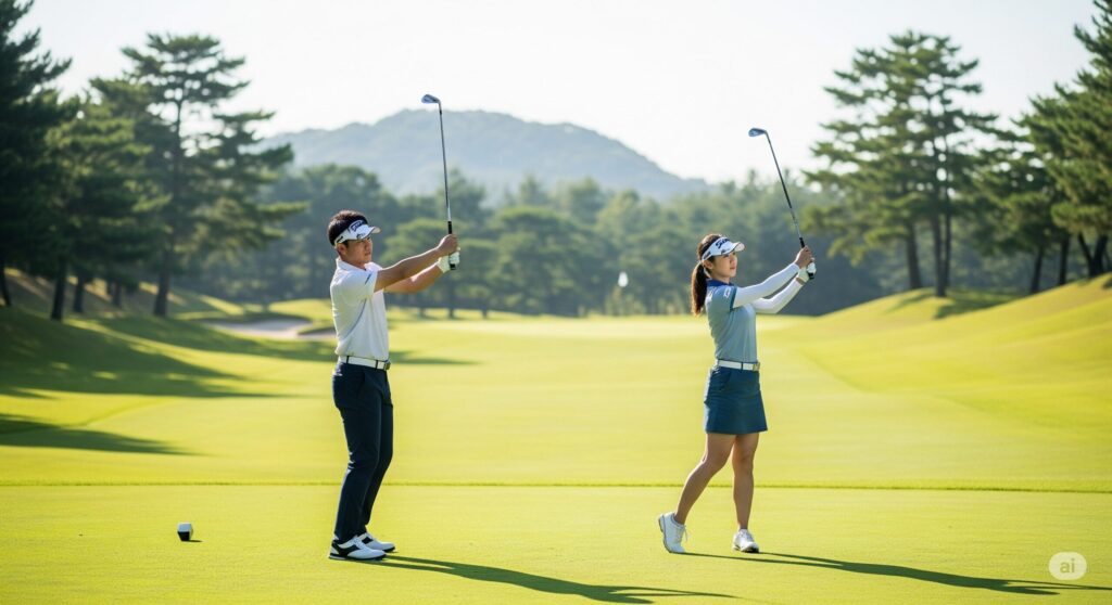 7番アイアン 飛距離 プロと女子の比較