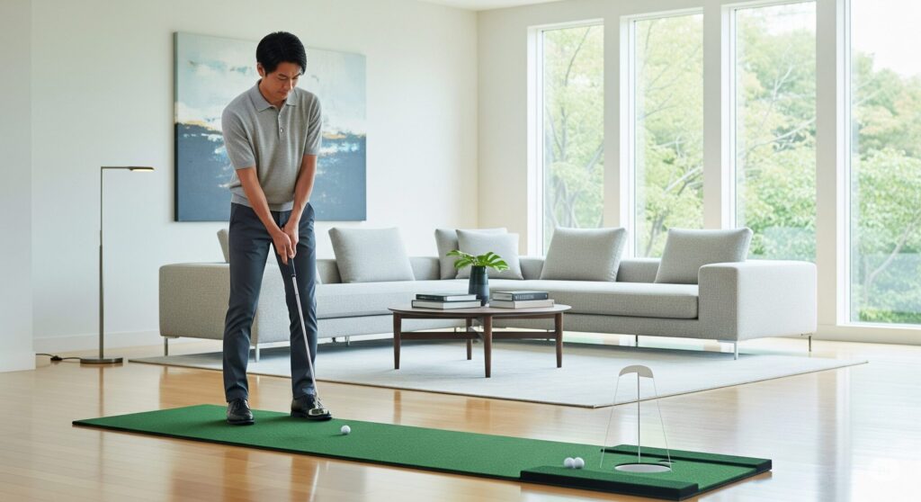 ゴルフは毎日練習を家でするのも効果的