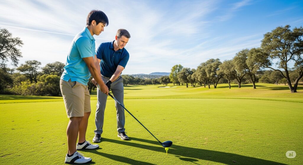 レッスンなどゴルフ場 初心者プランの活用