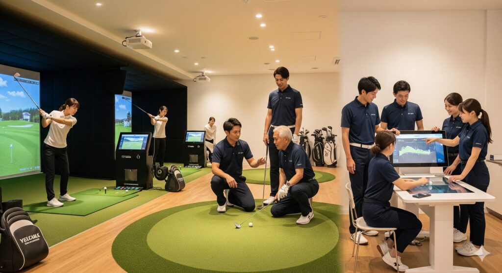 多様なゴルフレッスンで上達を加速