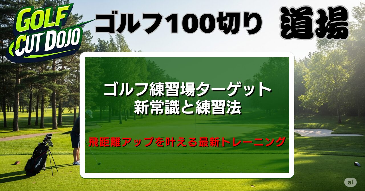 ゴルフ練習場ターゲットの新常識と練習法