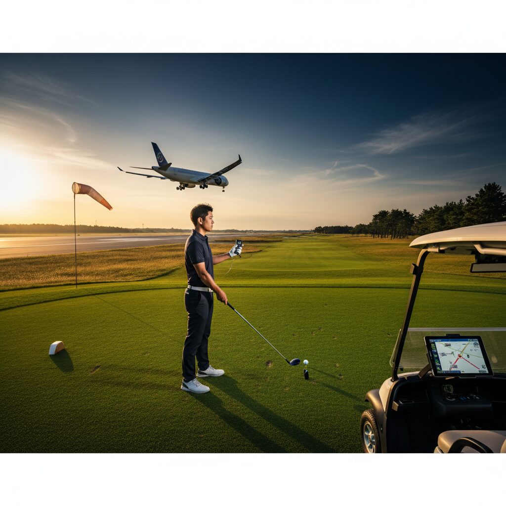 風対策：空港隣接コースの番手調整