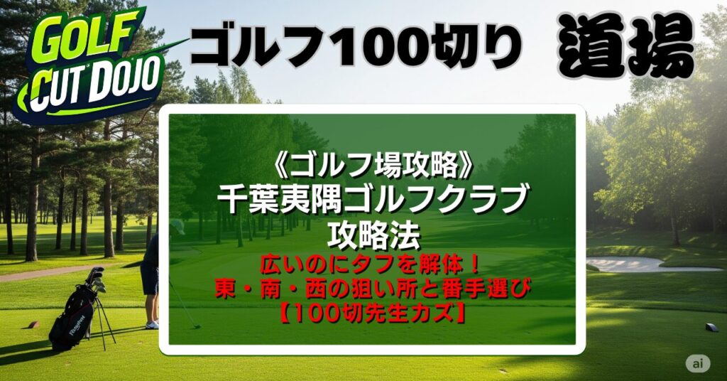 千葉夷隅ゴルフクラブ攻略法|広いのにタフを解体!東・南・西の狙い所と番手選び【100切先生カズ】