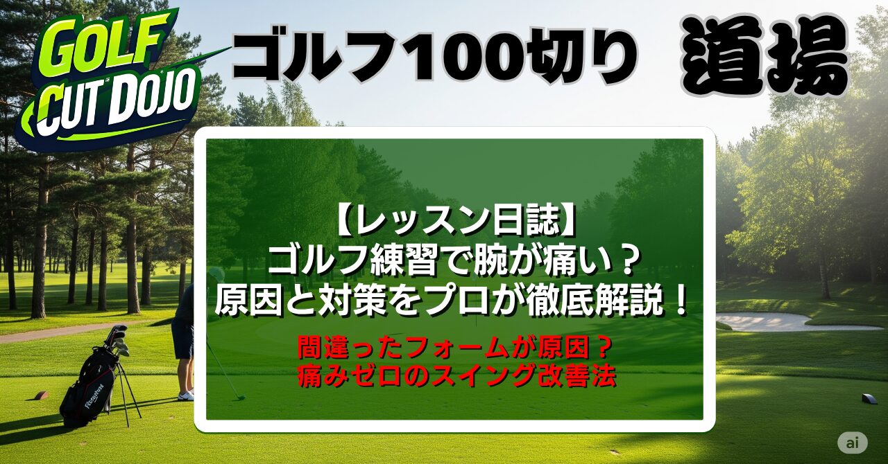 ゴルフ練習で腕が痛い？原因と対策をプロが徹底解説！