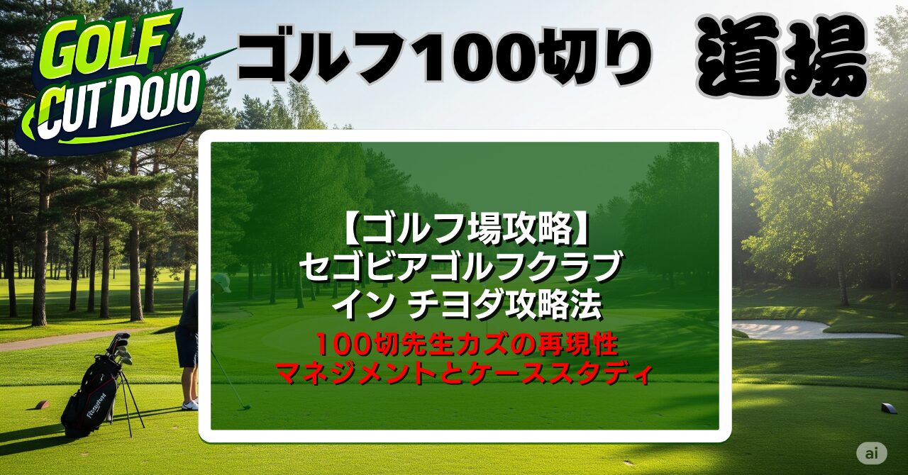 セゴビアゴルフクラブ イン チヨダ攻略法|100切先生カズの再現性マネジメントとケーススタディ