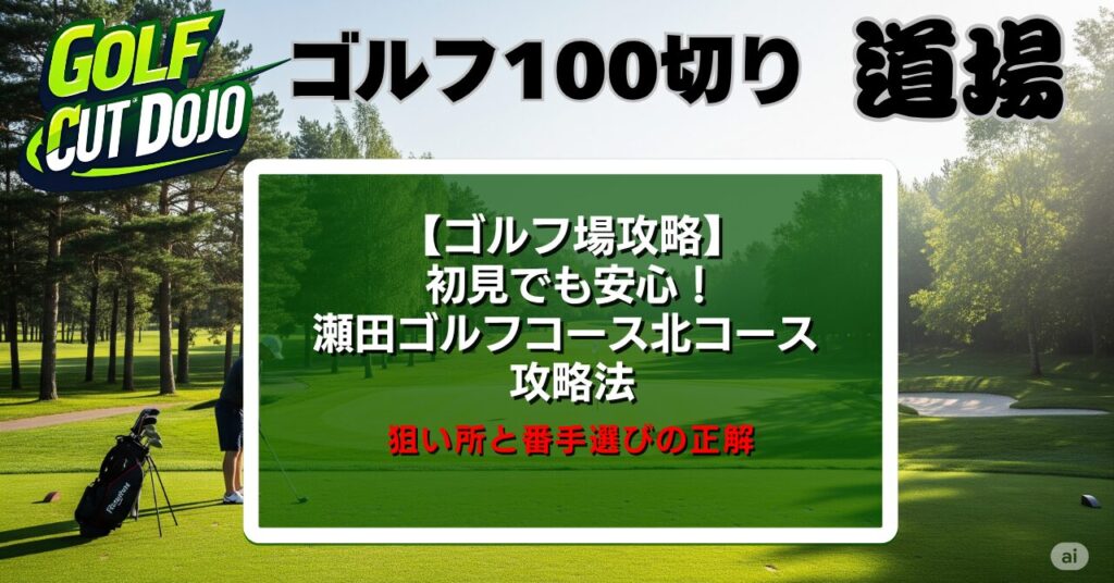 初見でも安心!瀬田ゴルフコース北コース 攻略法|狙い所と番手選びの正解