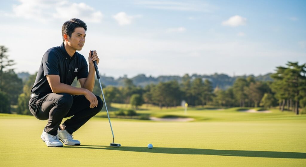パッティング：当日のグリーンに合わせる