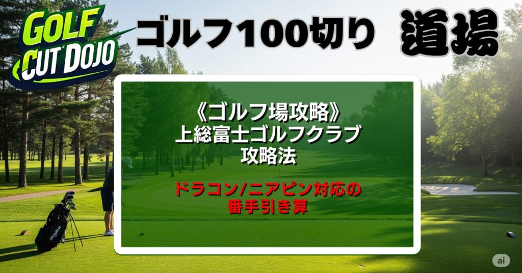 【保存版】上総富士ゴルフクラブ攻略法｜ドラコン/ニアピン対応の番手引き算