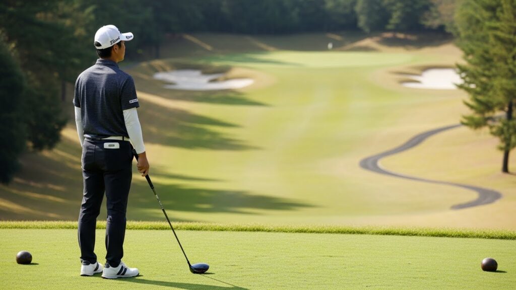 南コースの攻略:飛距離と正確性のバランス調整