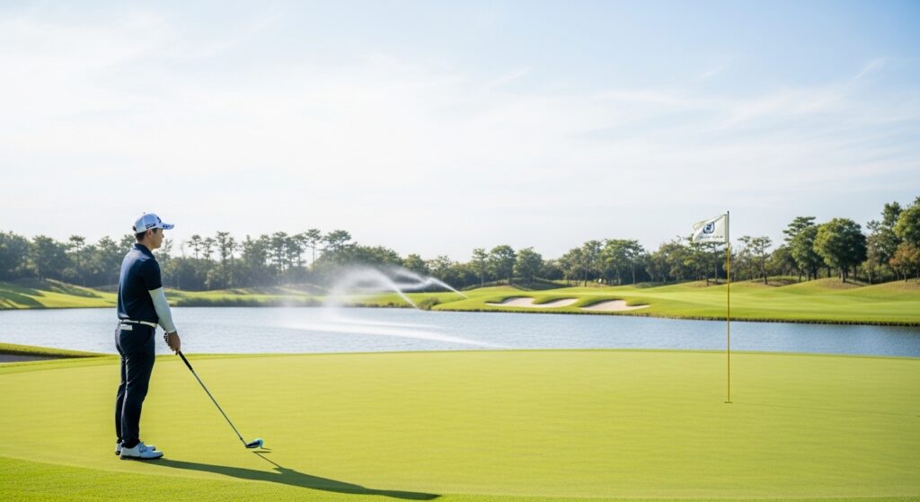 INコース攻略（10〜18）：池と風に勝つ