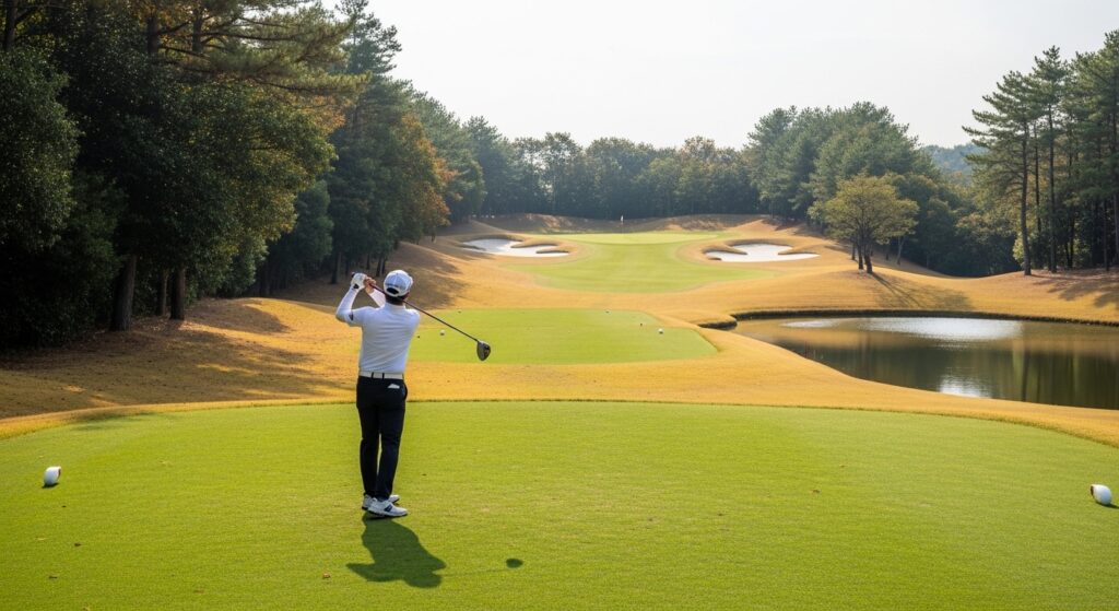 OUTの事故ホール攻略：押さえる4点