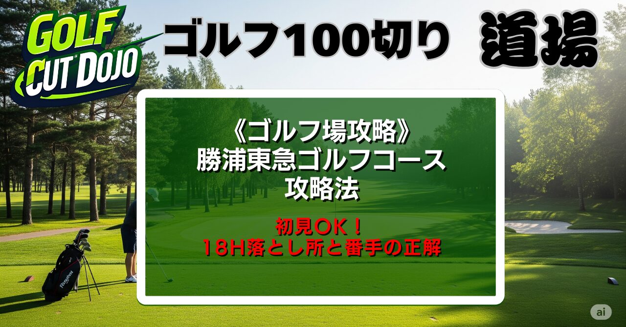 勝浦東急ゴルフコース攻略法｜初見OK！18H落とし所と番手の正解