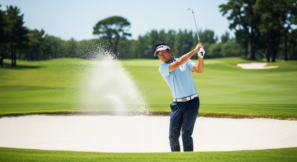 バンカー攻略|白砂でやらかさない打ち方