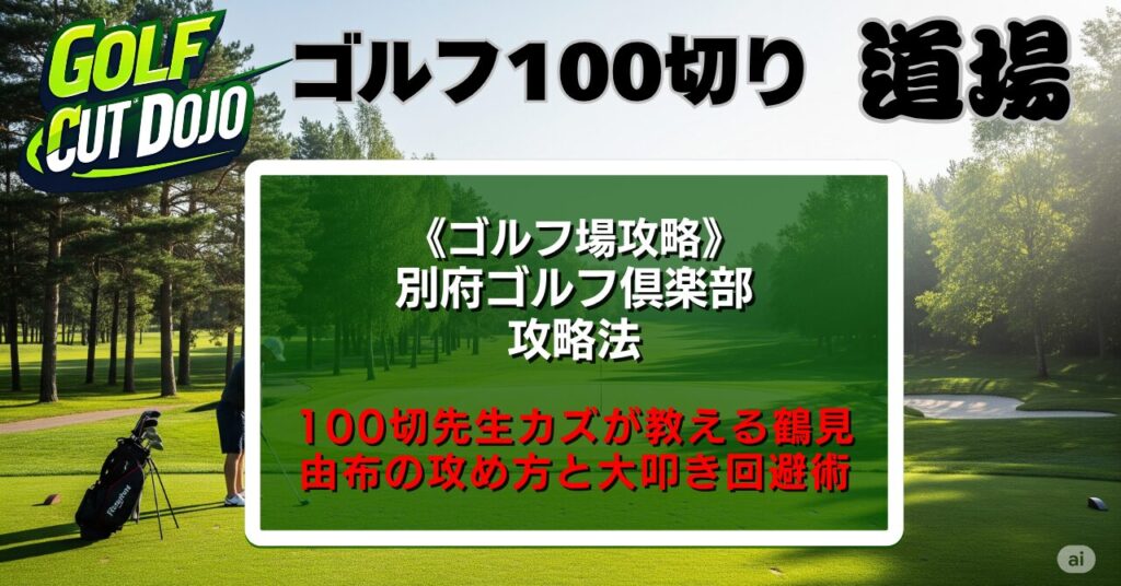 別府ゴルフ倶楽部攻略法｜100切先生カズが教える鶴見・由布の攻め方と大叩き回避術