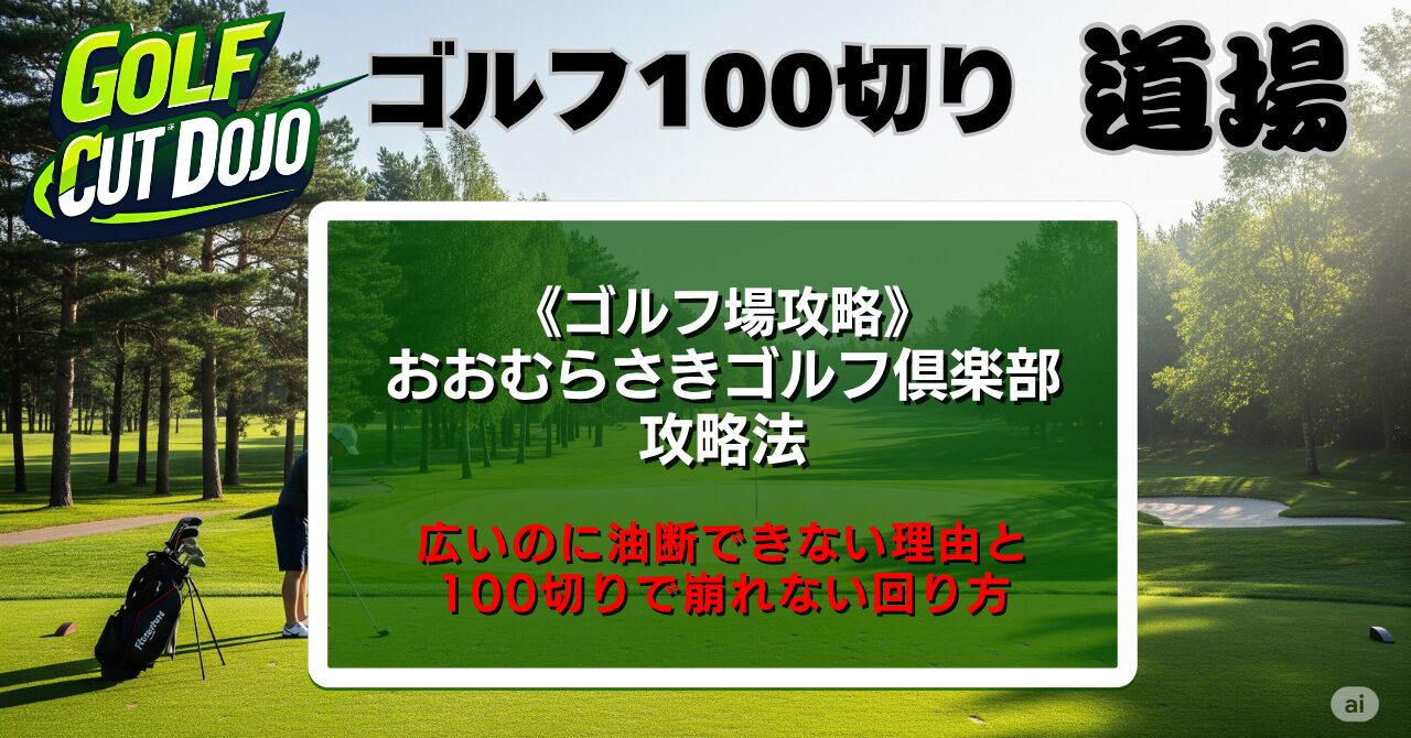 おおむらさきゴルフ倶楽部攻略法|広いのに油断できない理由と100切りで崩れない回り方