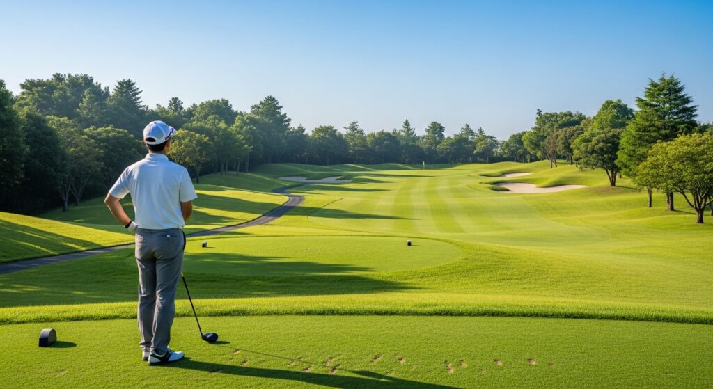 下仁田カントリークラブ攻略法の結論は「広いフェアウェイでも置きどころが重要」