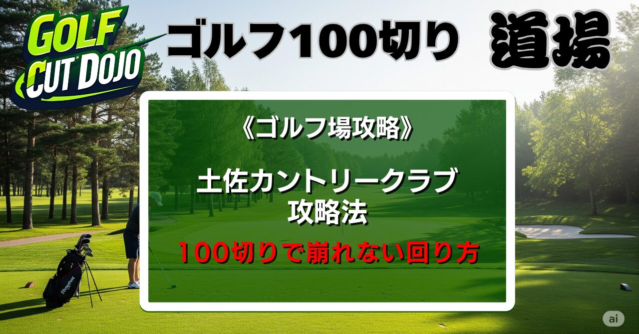 土佐カントリークラブ攻略法｜100切りで崩れない回り方
