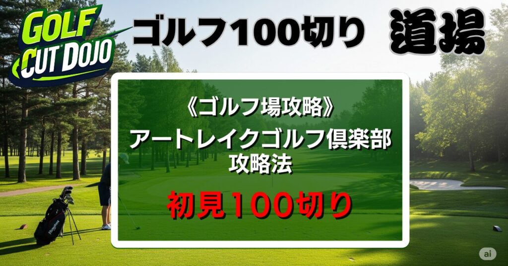 アートレイクゴルフ倶楽部攻略法｜初見100切り