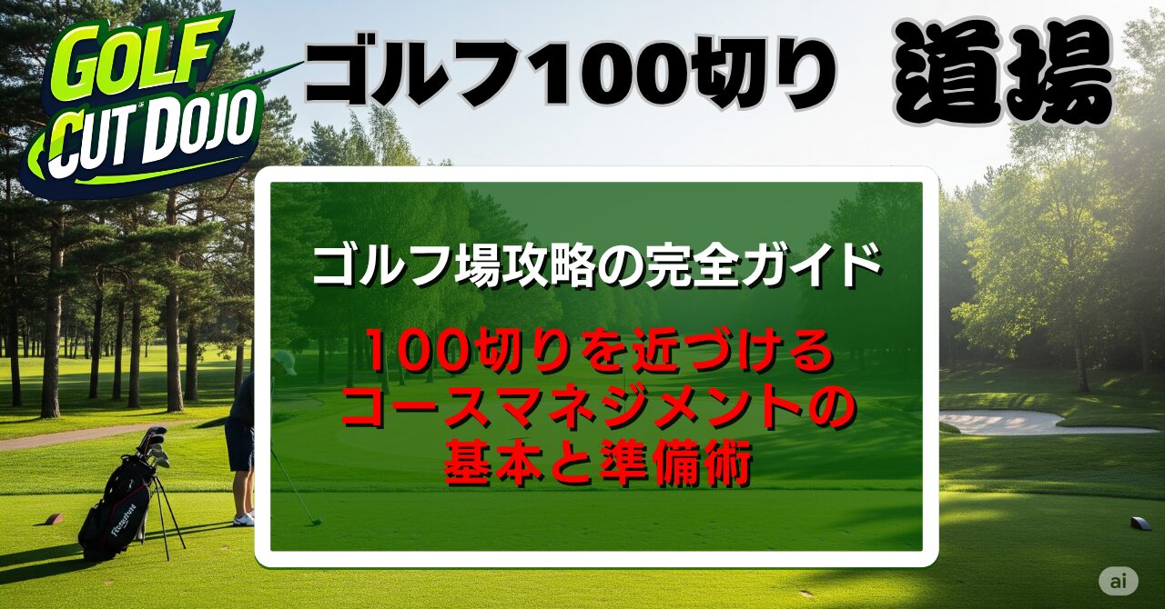 ゴルフ場攻略の完全ガイド｜100切りを近づけるコースマネジメントの基本と準備術