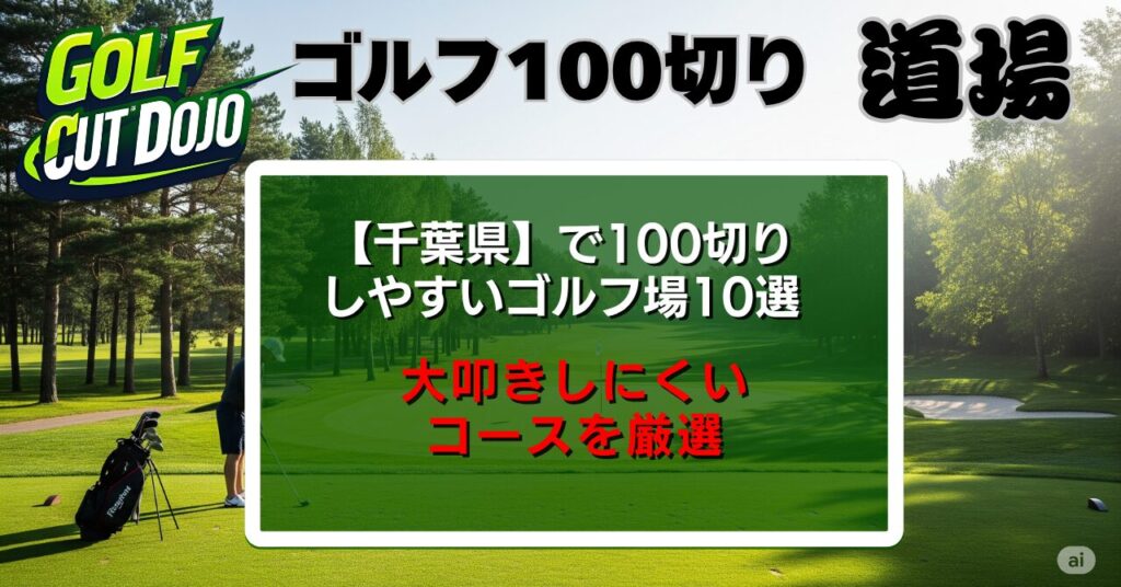 【千葉県】で100切りしやすいゴルフ場10選