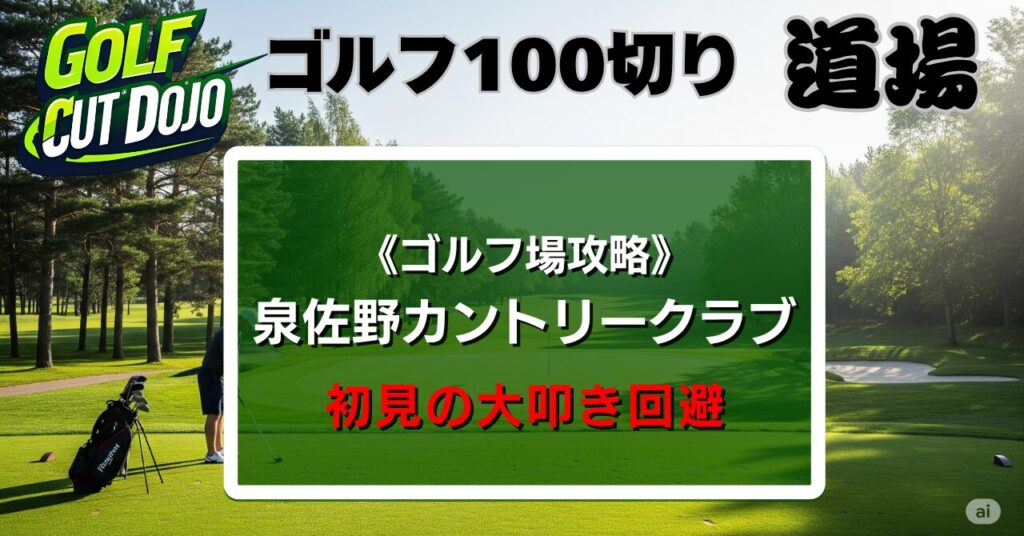 泉佐野カントリークラブ攻略法｜初見の大叩き回避