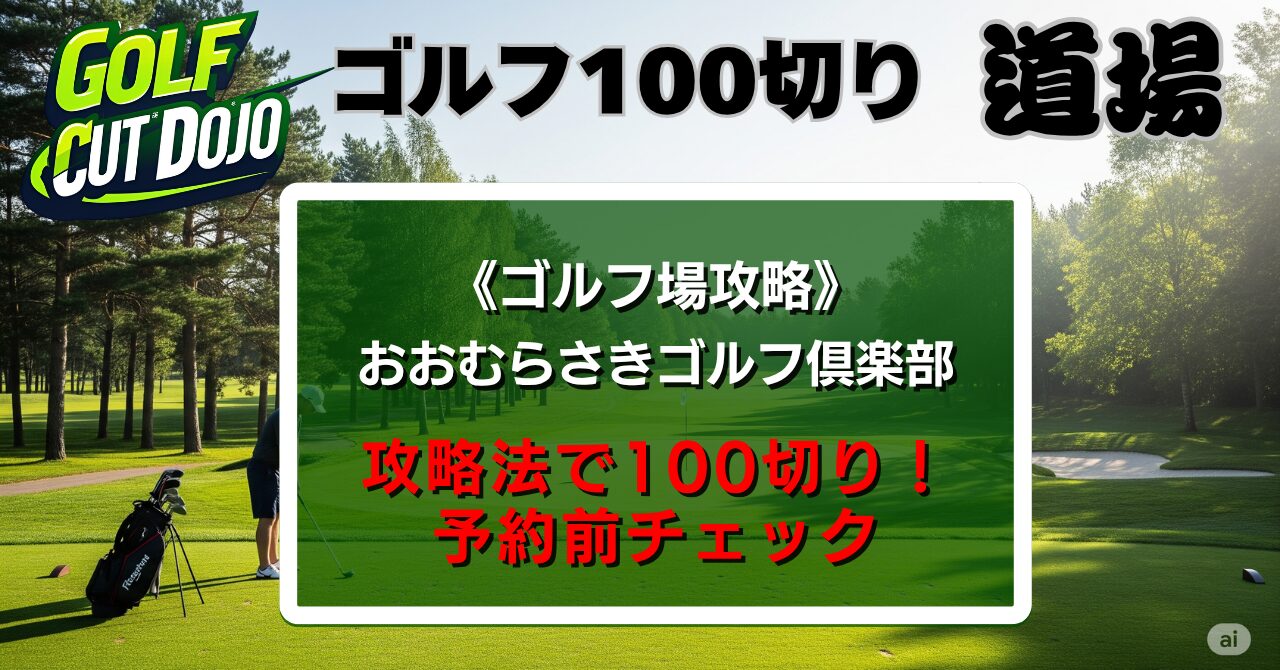 おおむらさきゴルフ倶楽部攻略法で100切り