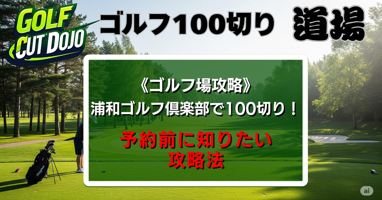 浦和ゴルフ倶楽部で100切り！予約前に知りたい攻略法