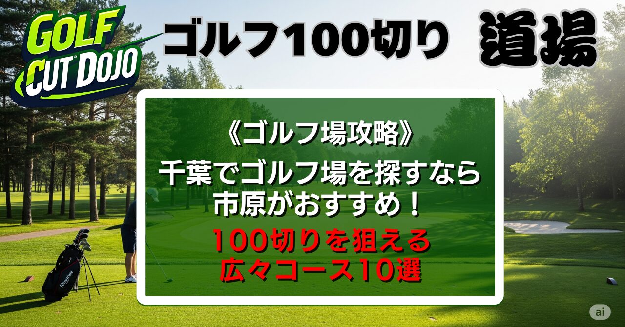 千葉でゴルフ場を探すなら市原がおすすめ！