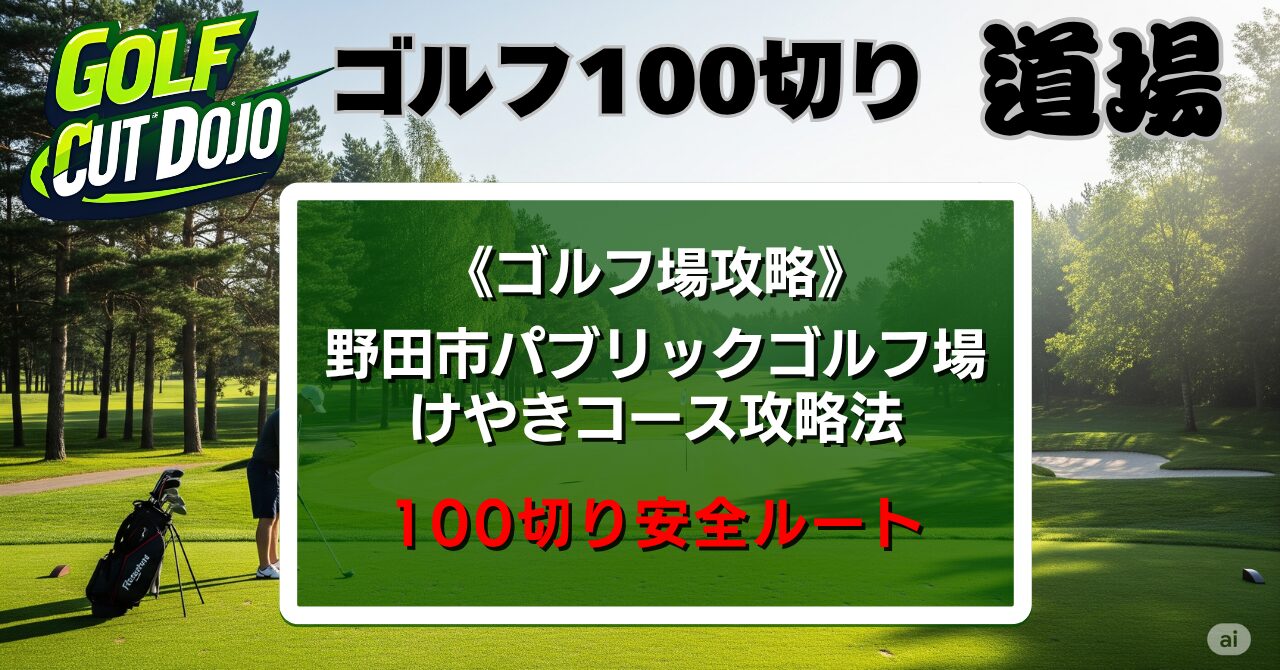 野田市パブリックゴルフ場けやきコース攻略法